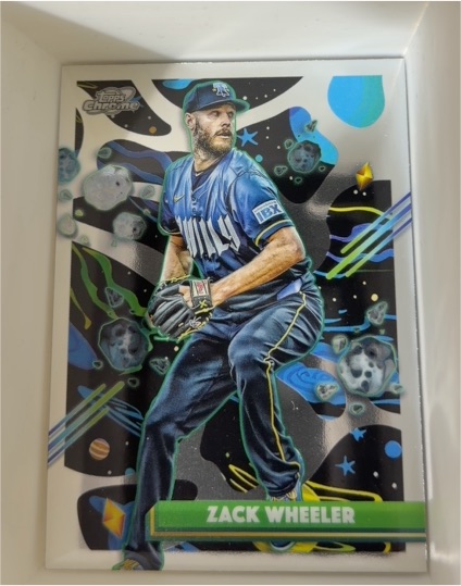 2025 Topps Chrome Cosmic #141 Zack Wheeler — front