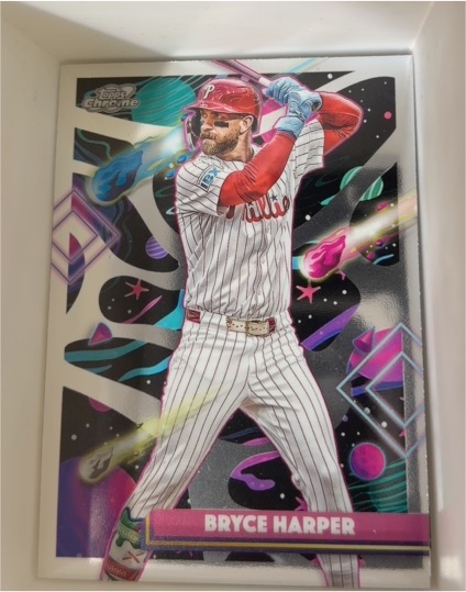 2025 Topps Chrome Cosmic #200 Bryce Harper — front