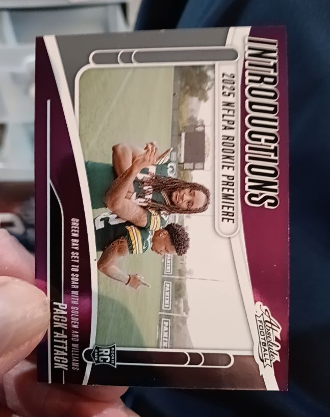 2025 Panini Absolute #I-SWS Pack Attack Introductions Savion Williams/Matthew Golden — front