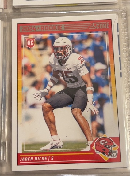 2024 Panini Score #362 Jaden Hicks — front