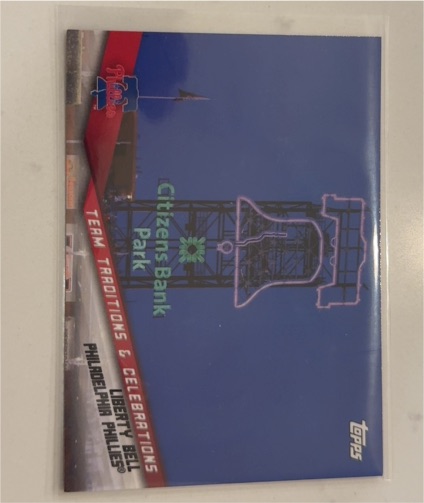 2019 Topps Opening Day Team Traditions and Celebrations #TTCLB Liberty Bell Philadelphia Phillies — front