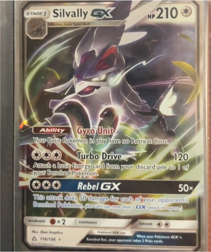 2018 Pokémon Sun & Moon Ultra Prism #116 Silvally GX — front