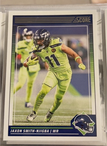 2024 Score #257 Jaxon Smith-Njigba Seattle Seahawks — front