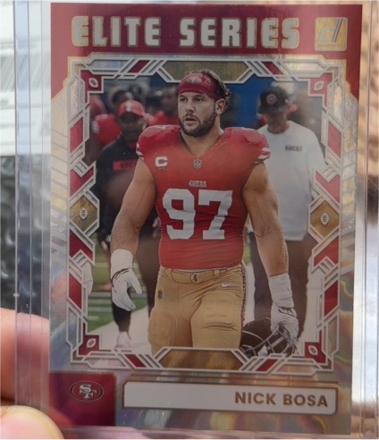 2025 Donruss #TES-NBO Nick Bosa The Elite Series — front