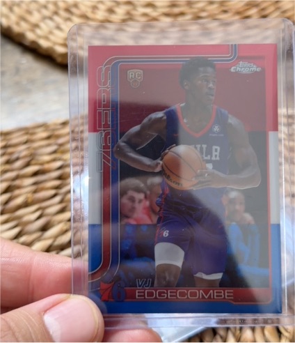 2025-26 Topps Chrome #253 VJ Edgecombe — front