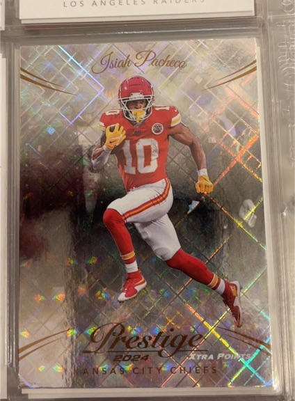 2024 Panini Prestige Xtra Points Diamond #144 Isiah Pacheco — front