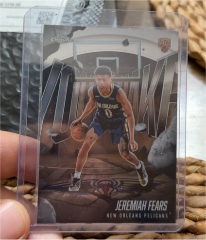 2025-26 Topps Chrome #YQ-7 Jeremiah Fears Youthquake — front