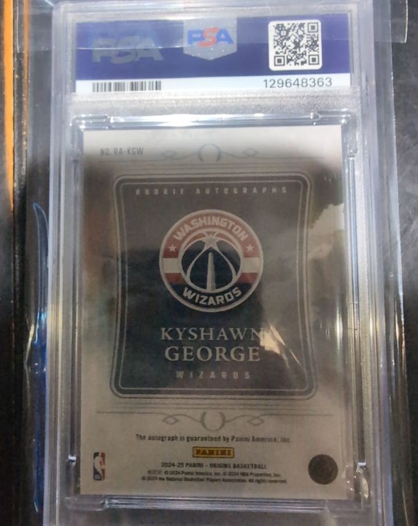 2014-15 Panini Origins Basketball #RA-KGW Kyshawne George Rookie Autographs — front