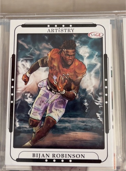 2023 SAGE Artistry #15 Bijan Robinson — front