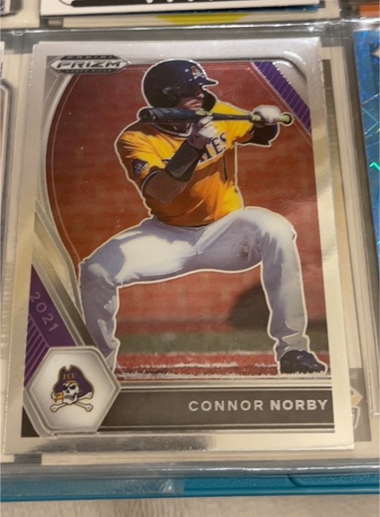 2021 Panini Prizm Draft Picks #PDP41 Connor Norby — front