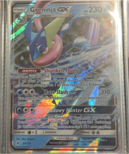 2017 Pokémon SM8 Forbidden Light #24 Greninja GX — front
