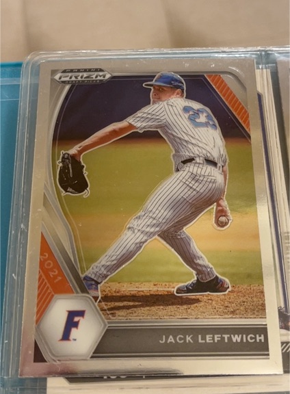 2021 Panini Prizm Draft Picks #PDP197 Jack Leftwich — front