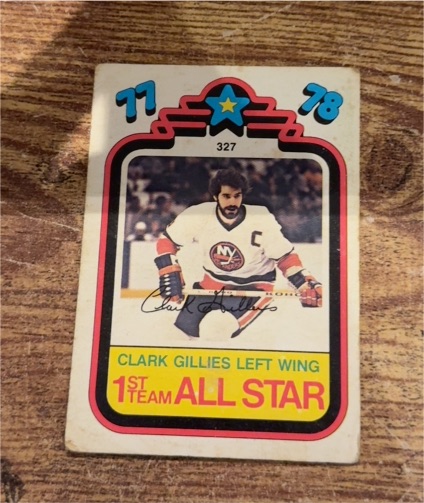 1978-79 O-Pee-Chee #327 Clark Gillies — front