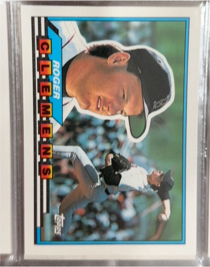 1989 Topps Big #42 Roger Clemens — front
