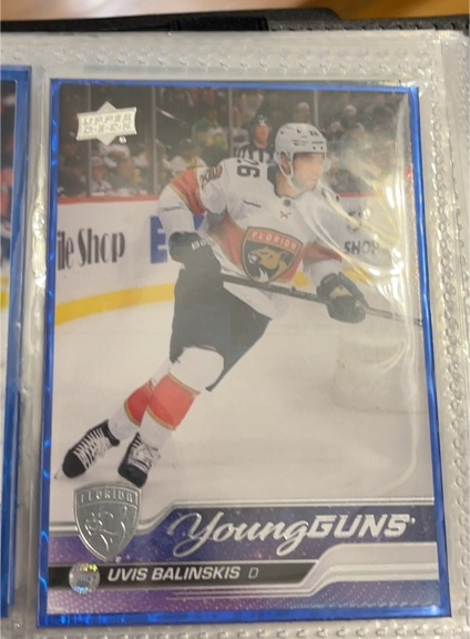 2023-24 Upper Deck Series 2 #476 Uvis Balinskis — front