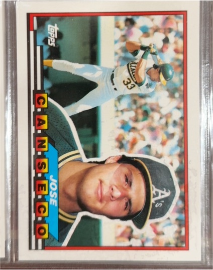 1989 Topps Big #190 Jose Canseco — front