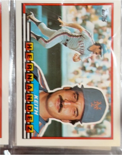1989 Topps Big #185 Keith Hernandez — front