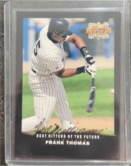 1993 Upper Deck #A14 Frank Thomas 5th Anniversary — front