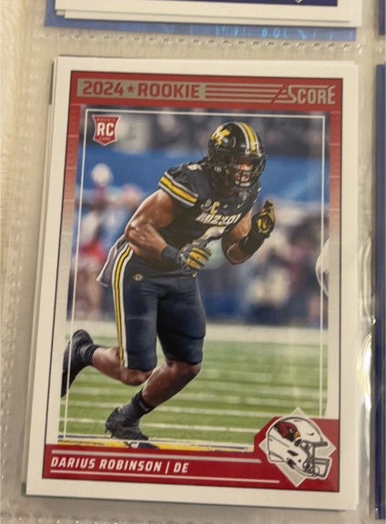 2024 Panini Score #326 Darius Robinson — front