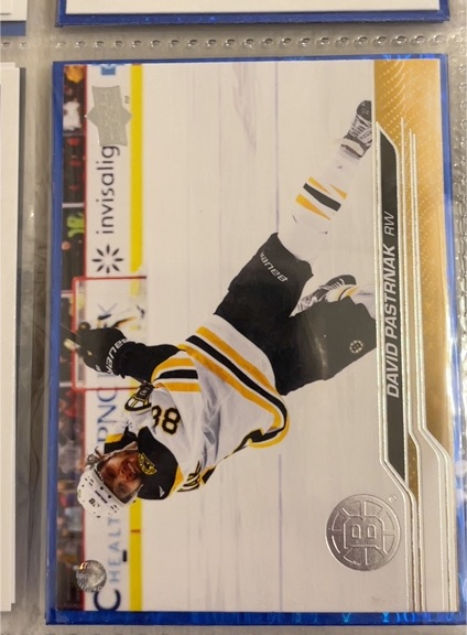 2023-24 Upper Deck #265 David Pastrnak Boston Bruins — front
