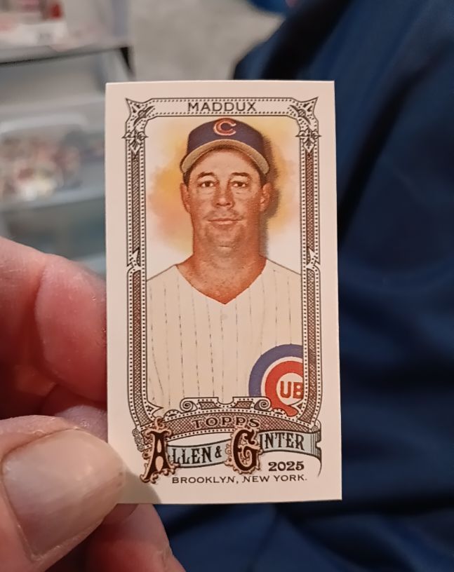 2025 Topps Allen & Ginter Mini #41 Greg Maddux — front