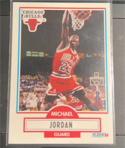 1990-91 Fleer #26 Michael Jordan — front