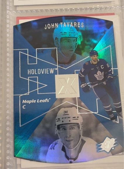 2023-24 Upper Deck Extended SPx Holoview #SPX-28 John Tavares — front