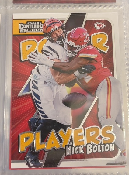 2022 Panini Contenders #PWR-NBO Nick Bolton Power Players — front