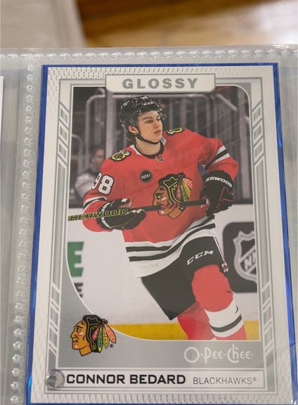 2023-24 Upper Deck Series 2 O-Pee-Chee Glossy #R-47 Connor Bedard — front