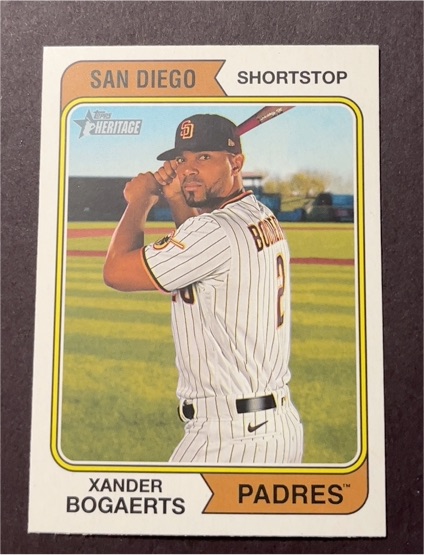 2023 Topps Heritage High Number #603 Xander Bogaerts — front