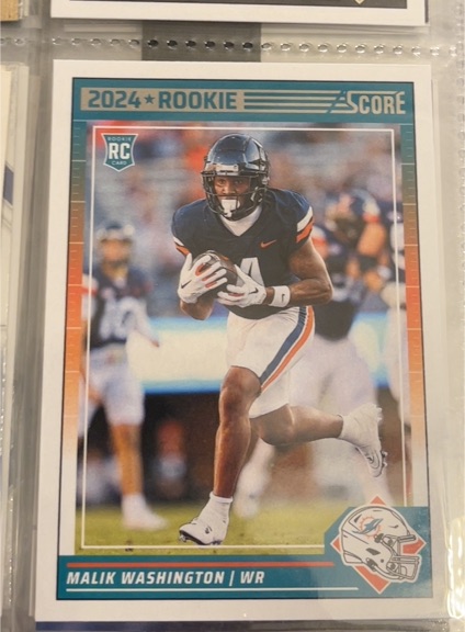 2024 Panini Score #370 Malik Washington — front