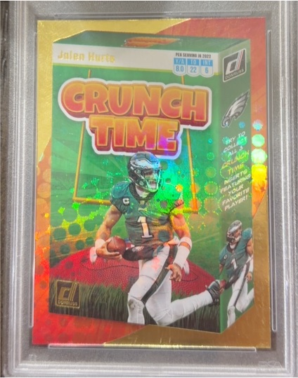 2023 Panini Donruss Crunch Time #CT-6 Jalen Hurts — front