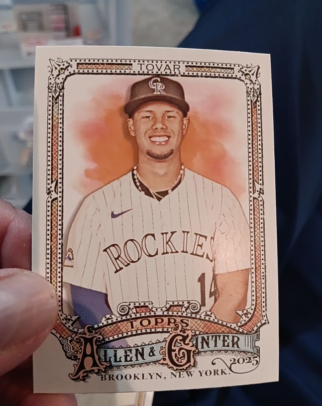 2025 Topps Allen & Ginter #34 Ezequiel Tovar — front