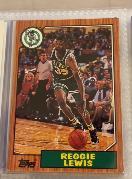 1992-93 Topps Archives #94 Reggie Lewis — front