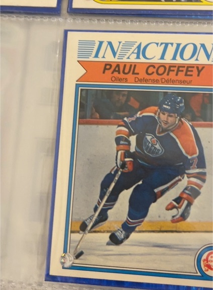 1982-83 O-Pee-Chee In Action #102 Paul Coffey — front