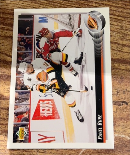1992-93 Upper Deck #156 Pavel Bure Vancouver Canucks — front