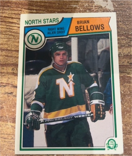 1983-84 O-Pee-Chee #167 Brian Bellows — front
