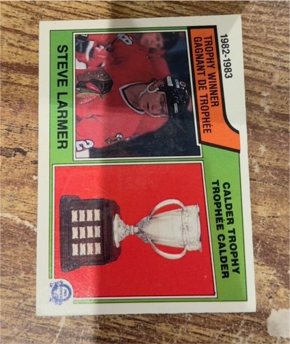 1983-84 O-Pee-Chee #206 Steve Larmer — front