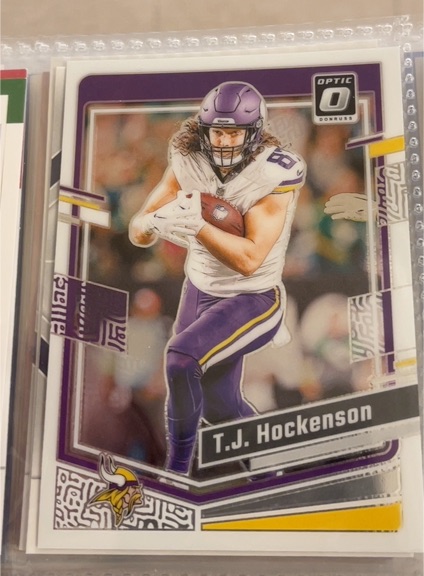 2023 Donruss Optic #127 T.J. Hockenson — front