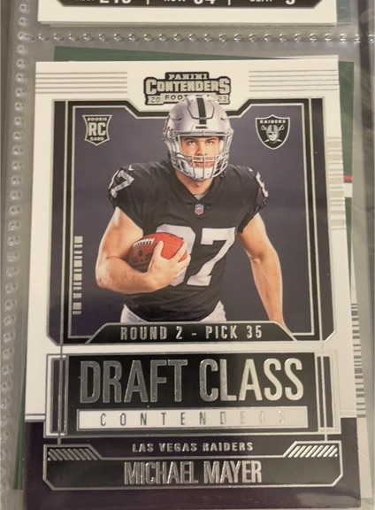 2023 Panini Contenders Draft Class #17 Michael Mayer — front