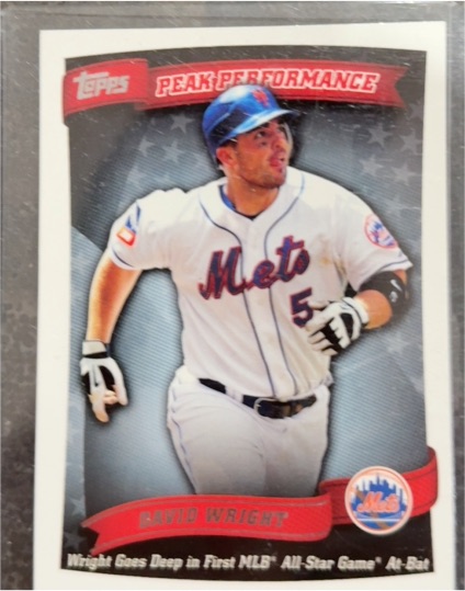 2010 Topps Peak Performance #PP-41 David Wright — front