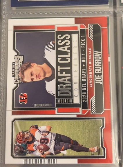 2023 Panini Contenders Historic Draft Class #HDC-JB Joe Burrow — front