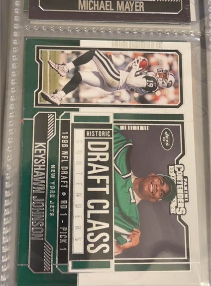 2023 Panini Contenders #HDC-KJ Keyshawn Johnson — front
