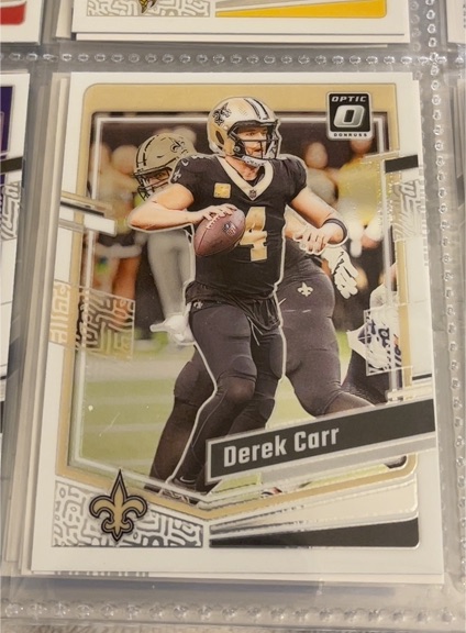 2023 Donruss Optic #134 Derek Carr — front
