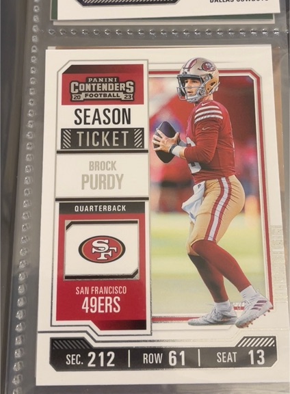 2023 Panini Contenders #86 Brock Purdy — front