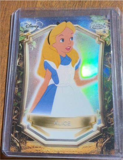 2025 Topps Disney Wonder Enchantments Chrome #E-2 Alice — front
