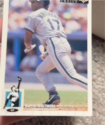 1994 Upper Deck Collector's Choice #295 Darrell Whitmore — front
