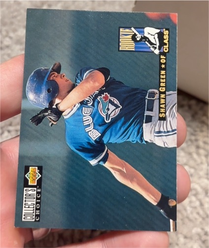 1994 Upper Deck Collector's Choice #9 Shawn Green — front