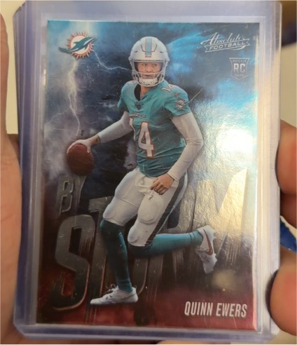 2025 Panini Absolute #13 Quinn Ewers By Storm — front