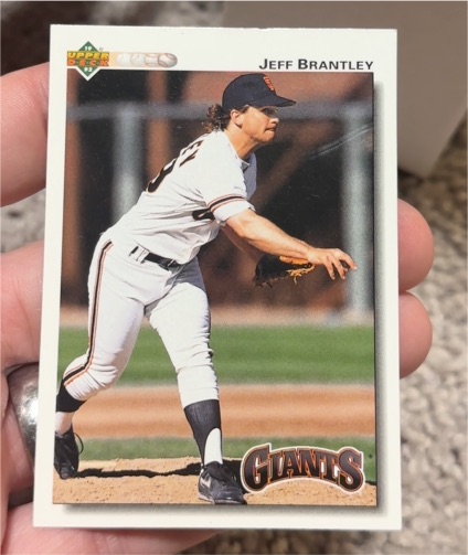 1992 Upper Deck #581 Jeff Brantley — front